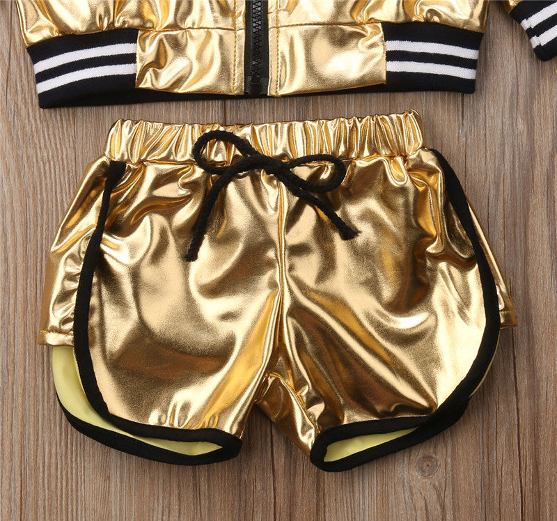 Completo sporty gold baby
