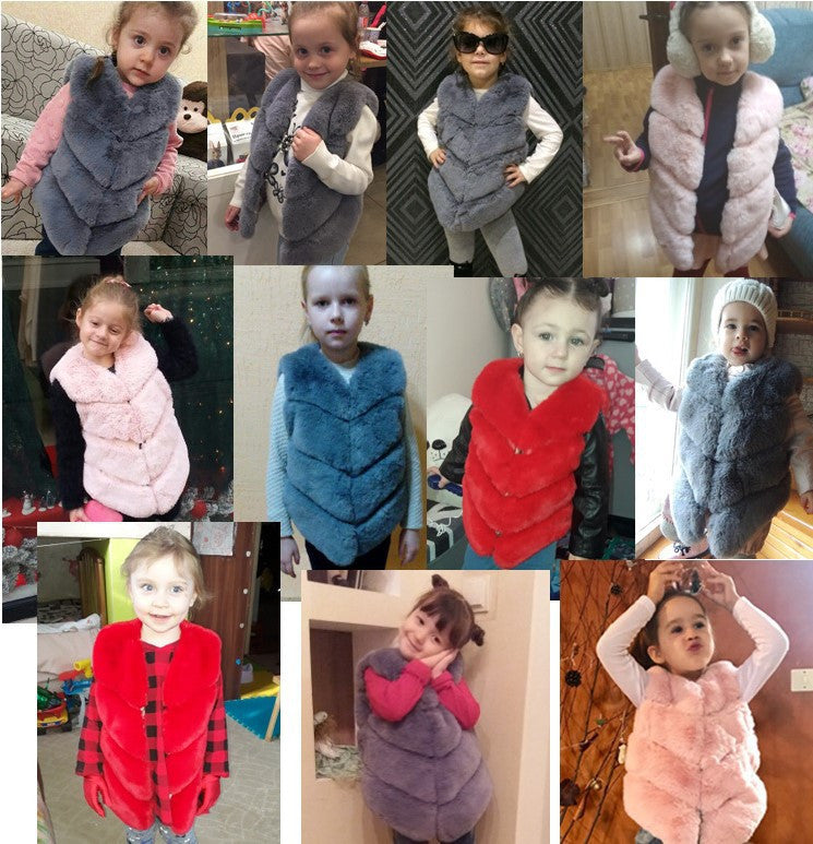 Smanicato ecopelliccia Klarissa Baby