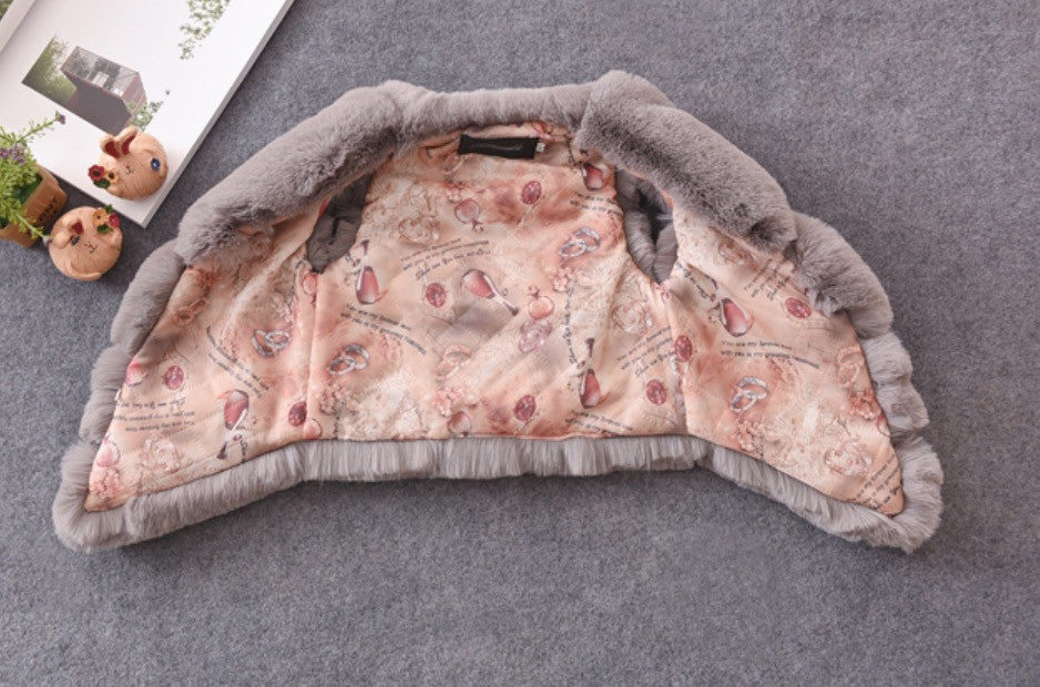 Smanicato ecopelliccia Klarissa Baby