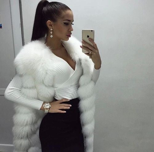 Smanicato ecopelliccia Dhesy