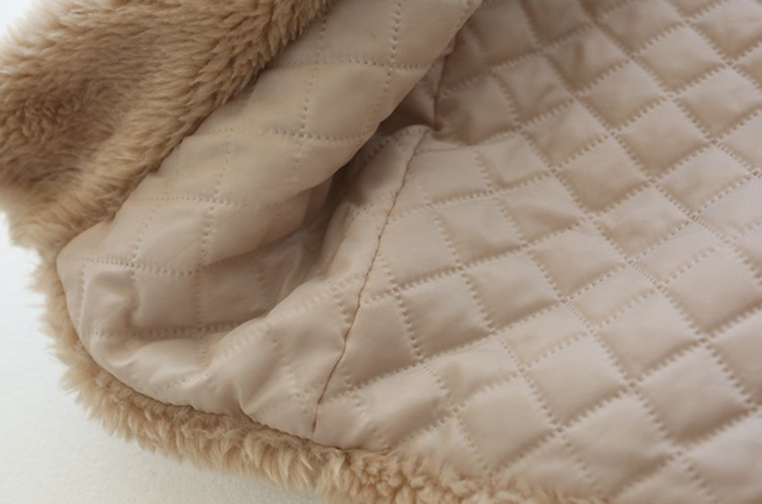 Maxi cappotto peluches baby