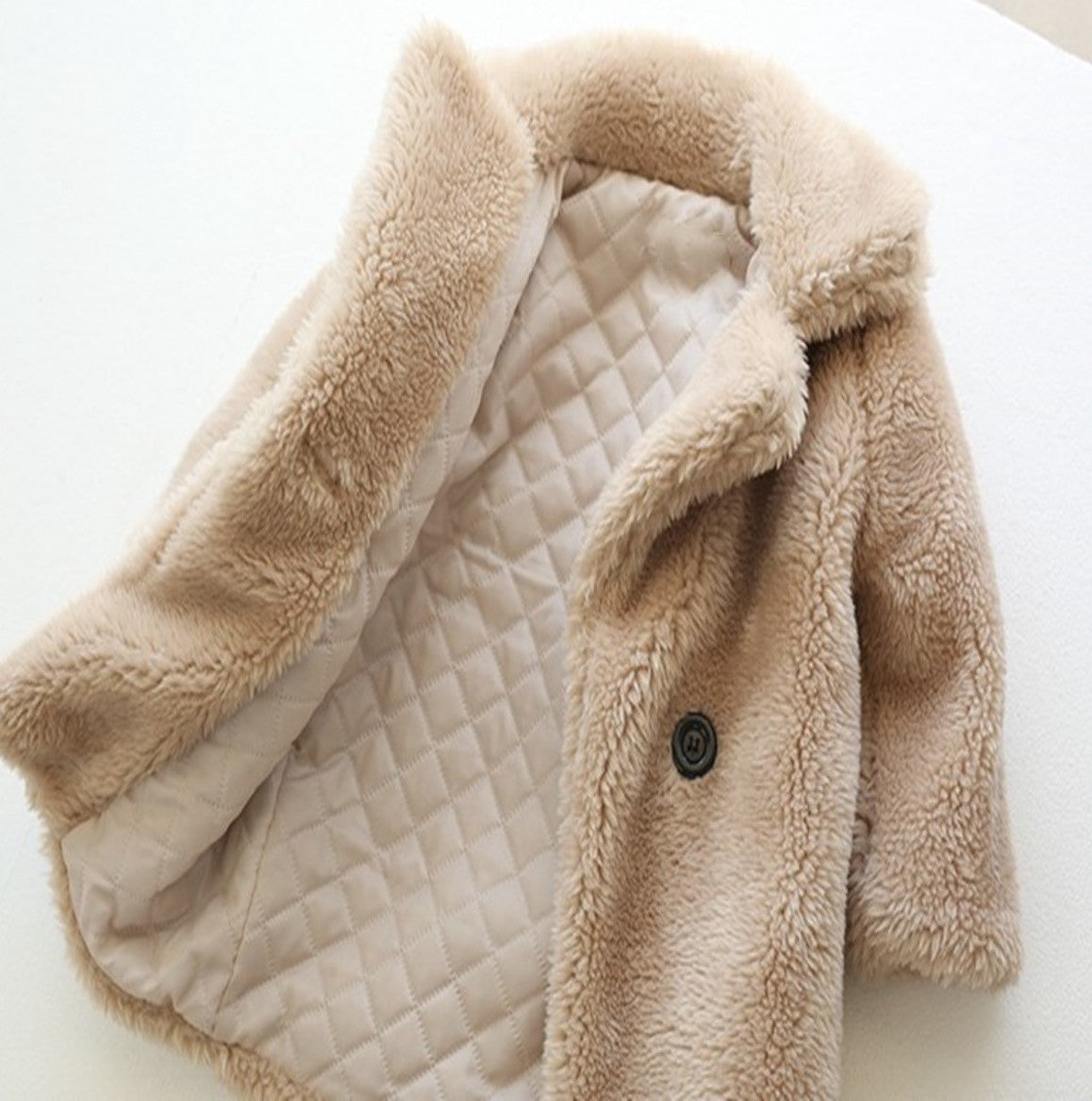 Maxi cappotto peluches baby