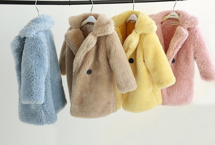 Maxi cappotto peluches baby