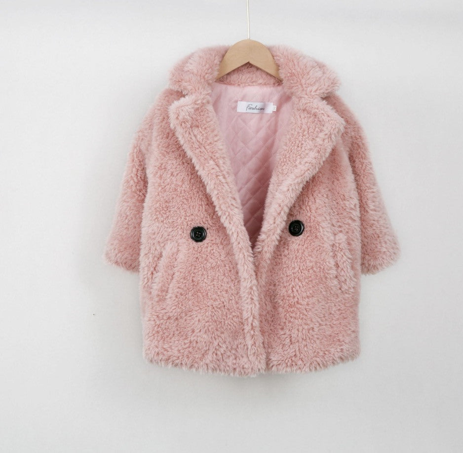 Maxi cappotto peluches baby