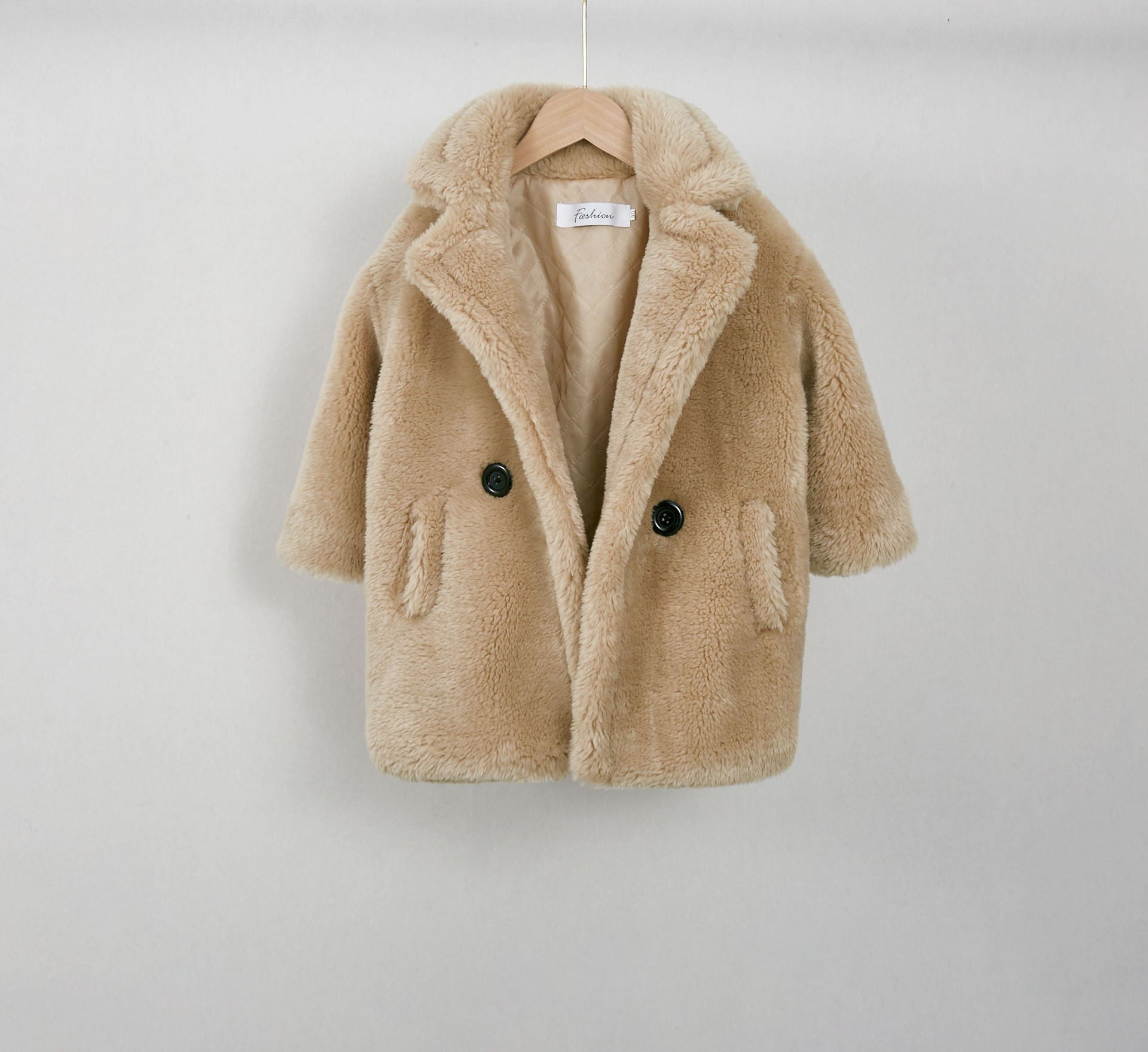 Maxi cappotto peluches baby