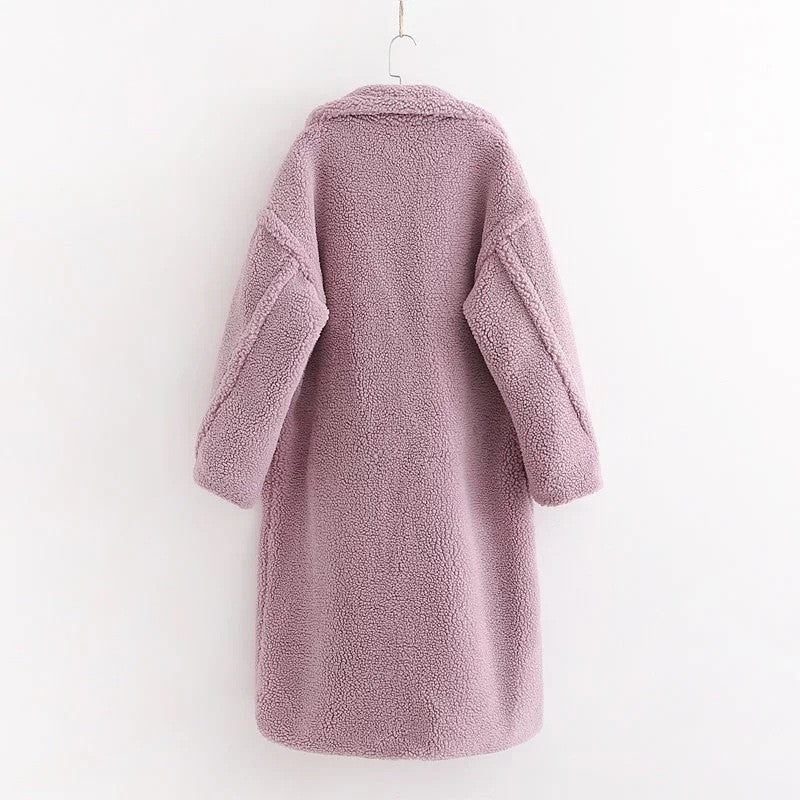 Maxi cappotto peluches