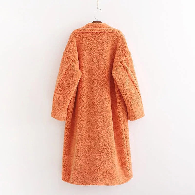 Maxi cappotto peluches