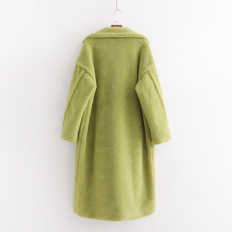 Maxi cappotto peluches