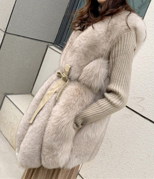 Gilet ecopelliccia volpe Genaria