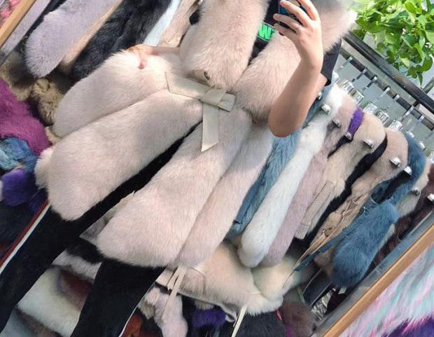 Gilet ecopelliccia volpe Genaria