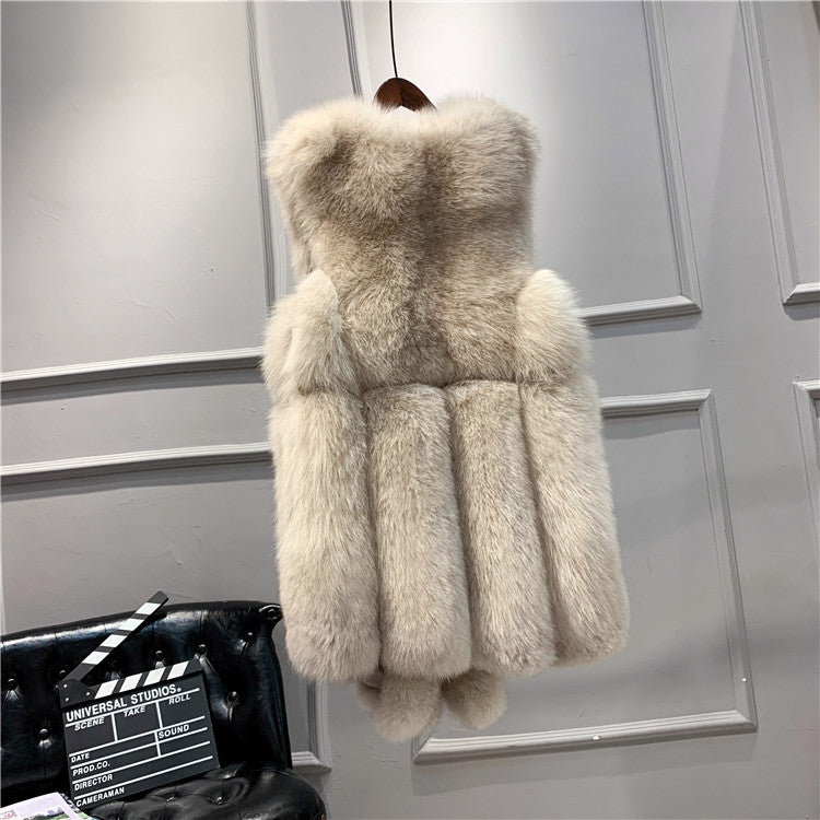 Gilet ecopelliccia volpe Genaria