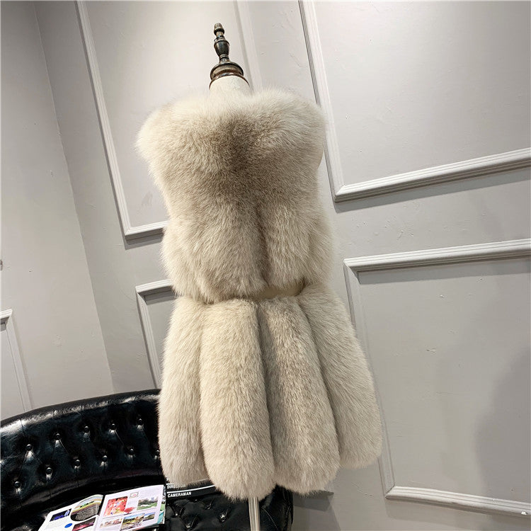 Gilet ecopelliccia volpe Genaria