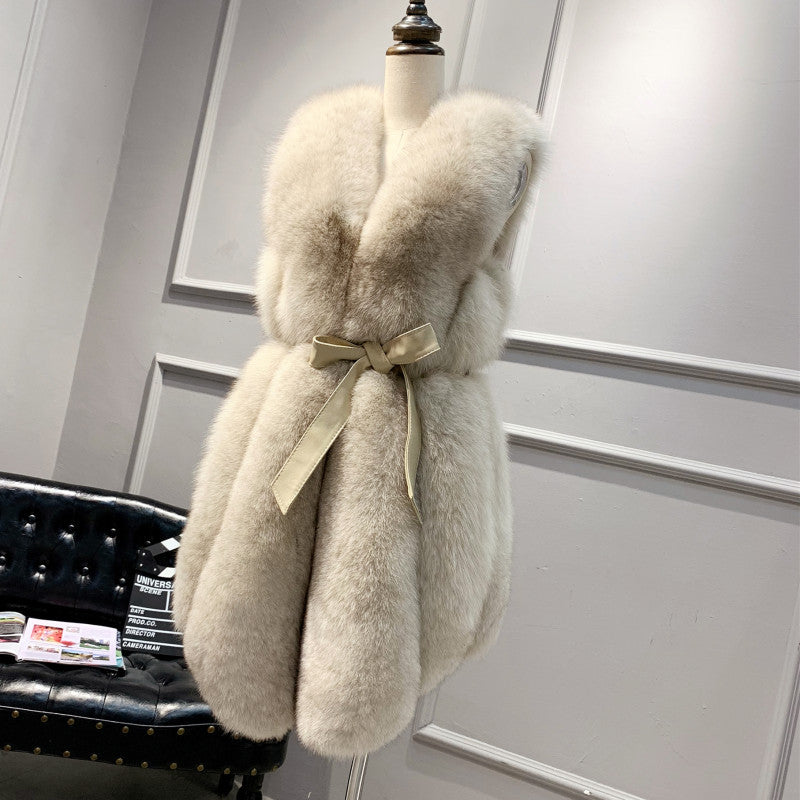 Gilet ecopelliccia volpe Genaria