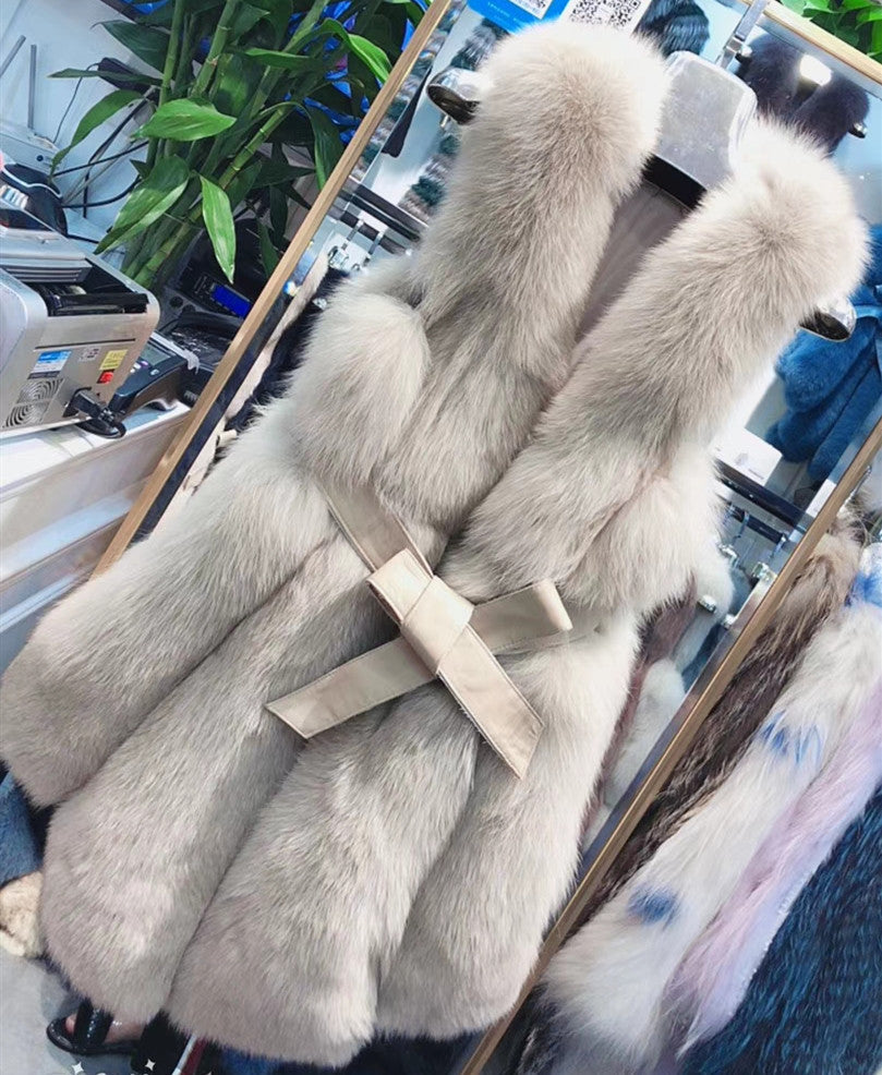 Gilet ecopelliccia volpe Genaria