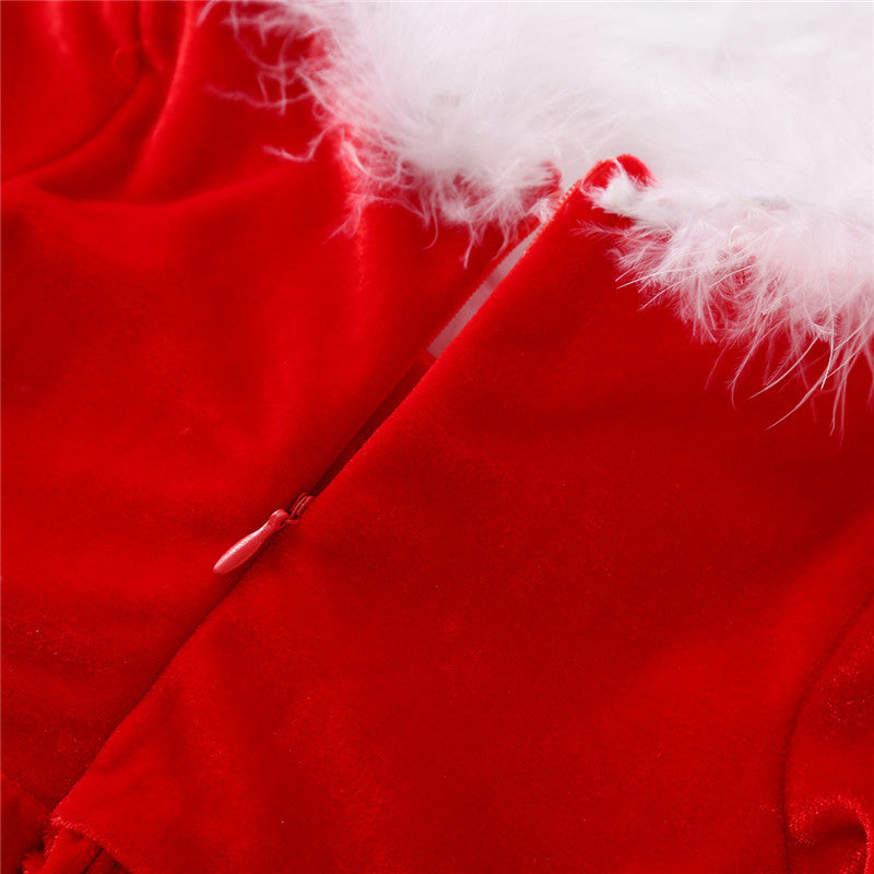 Baby vestito bimba Santa Claus