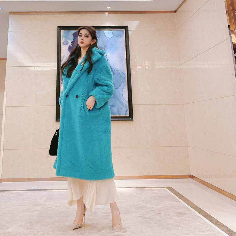 Maxi cappotto peluches