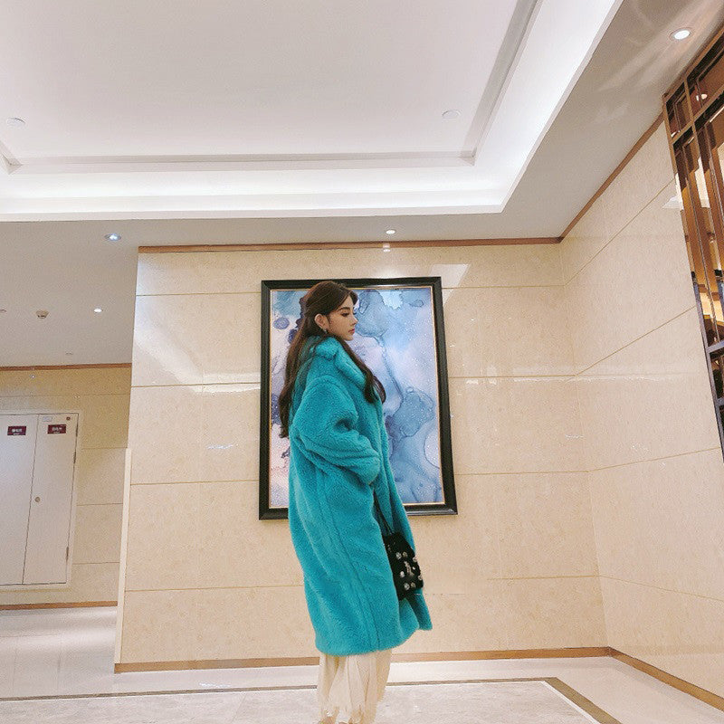 Maxi cappotto peluches