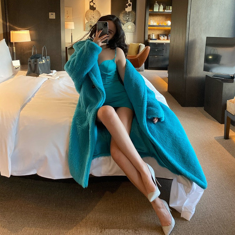 Maxi cappotto peluches