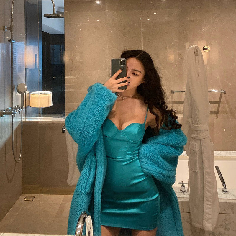 Maxi cappotto peluches