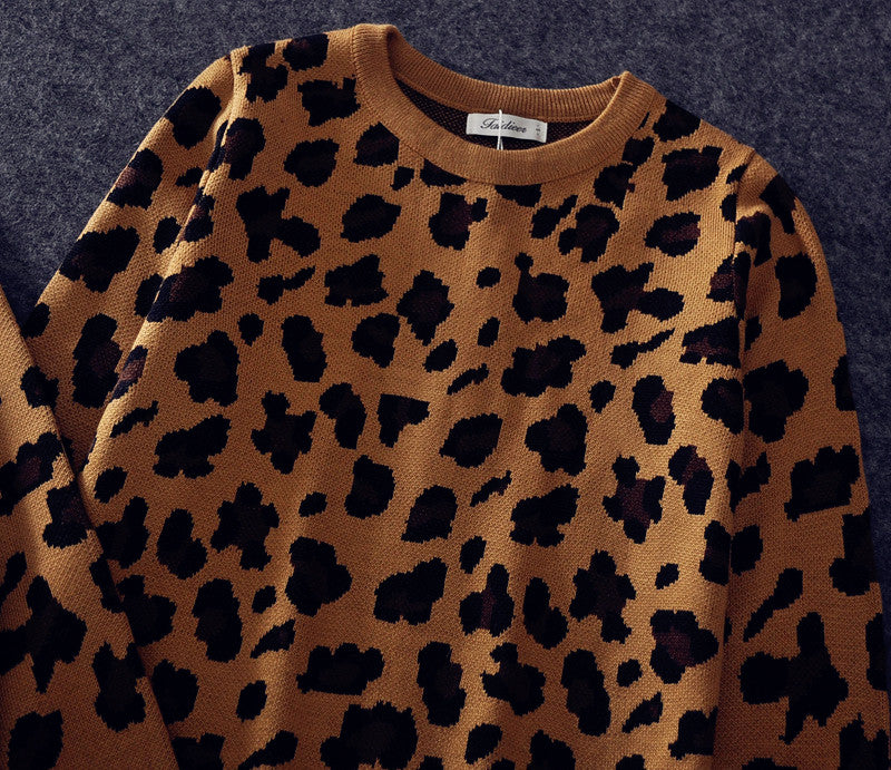 Coordinato mamma figlia maglioncini leopard