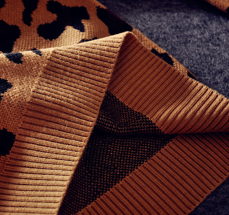 Coordinato mamma figlia maglioncini leopard