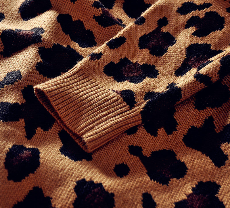 Coordinato mamma figlia maglioncini leopard