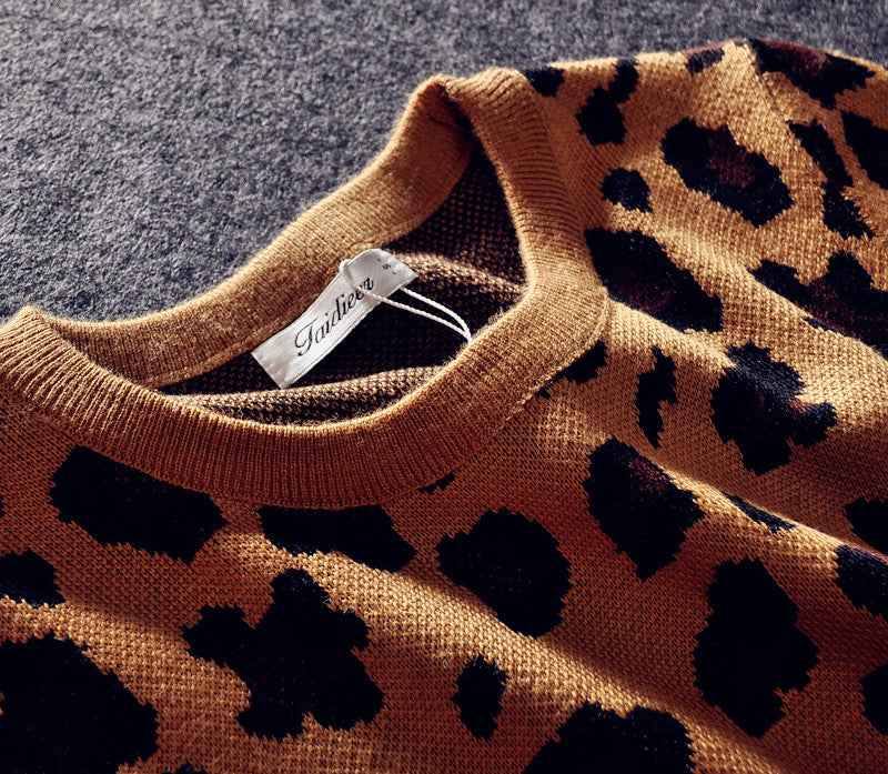 Coordinato mamma figlia maglioncini leopard