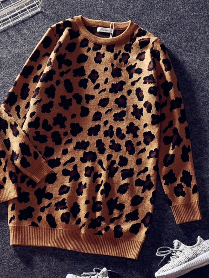 Coordinato mamma figlia maglioncini leopard