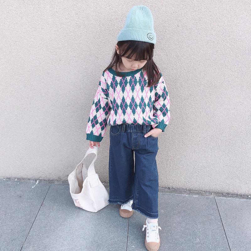 Jeans zampa bambina Glorya