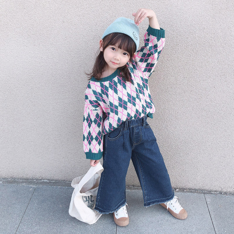 Jeans zampa bambina Glorya