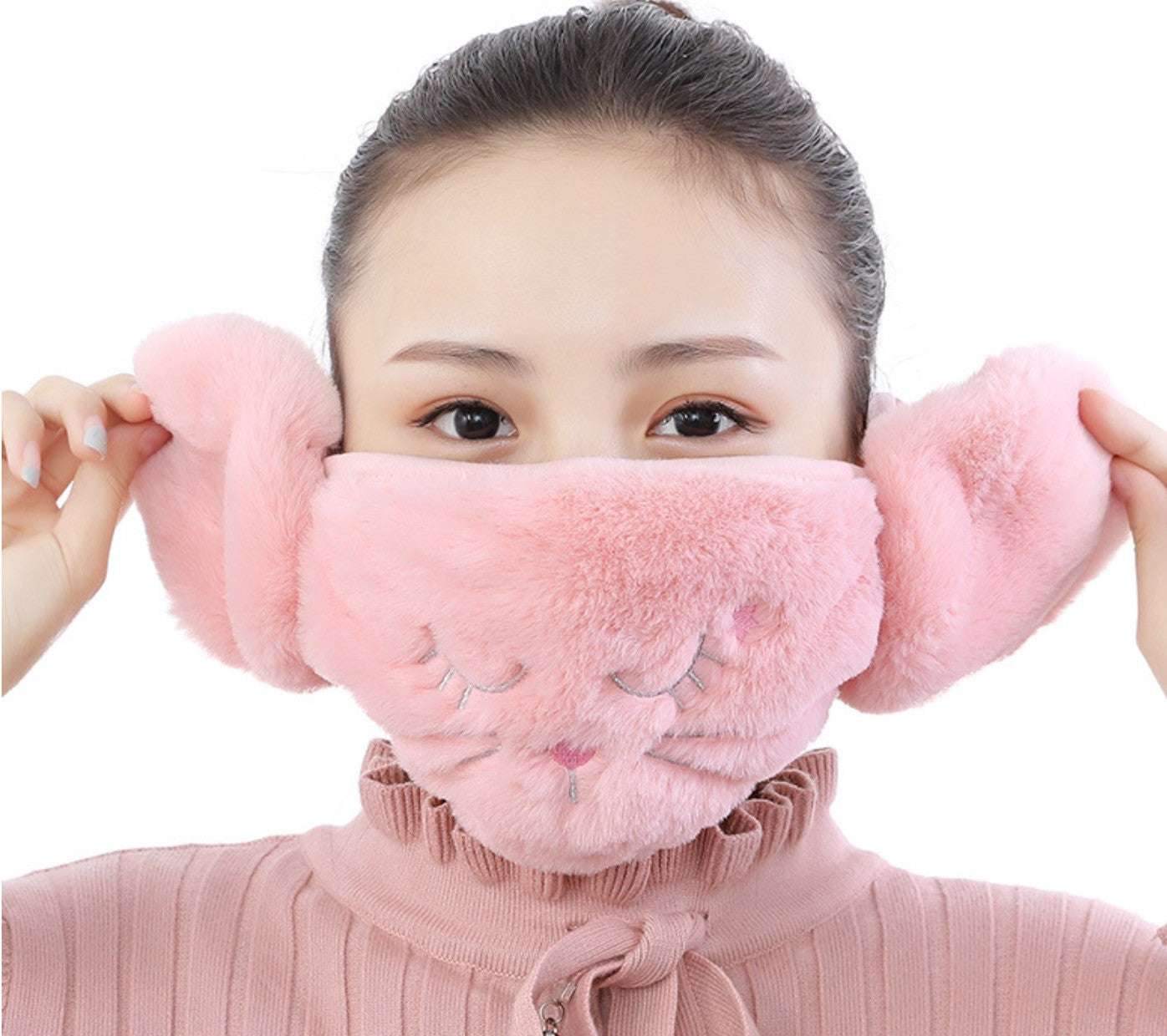 Mascherine pelose invernali meow