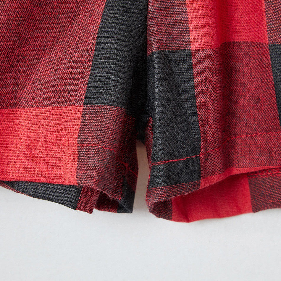 Completo tartan mamma-figlia spring