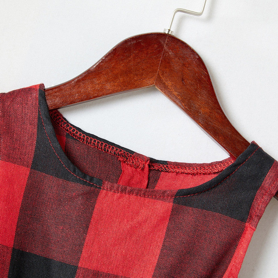 Completo tartan mamma-figlia spring