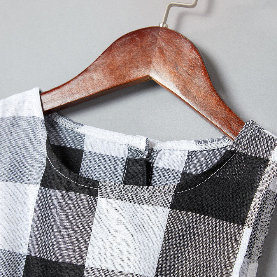 Completo tartan mamma-figlia spring