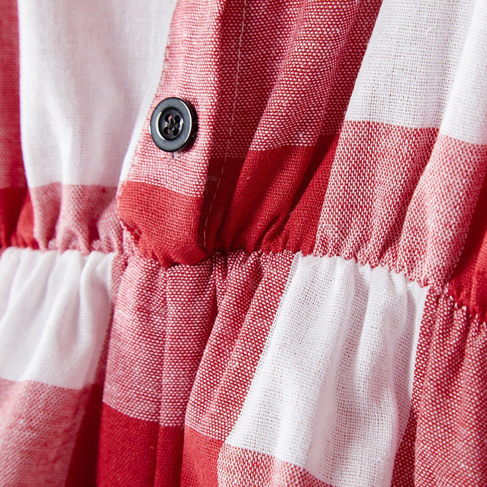 Completo tartan mamma-figlia spring