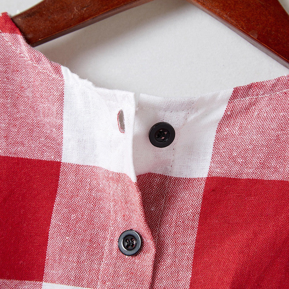 Completo tartan mamma-figlia spring