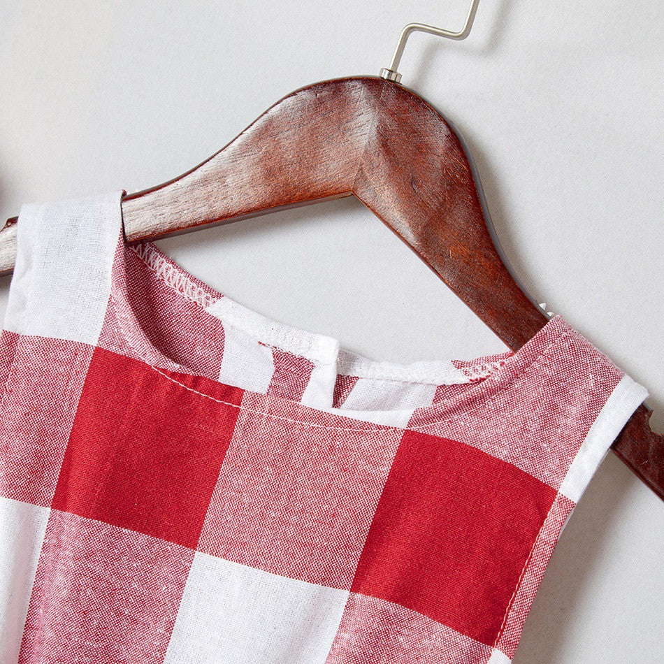 Completo tartan mamma-figlia spring