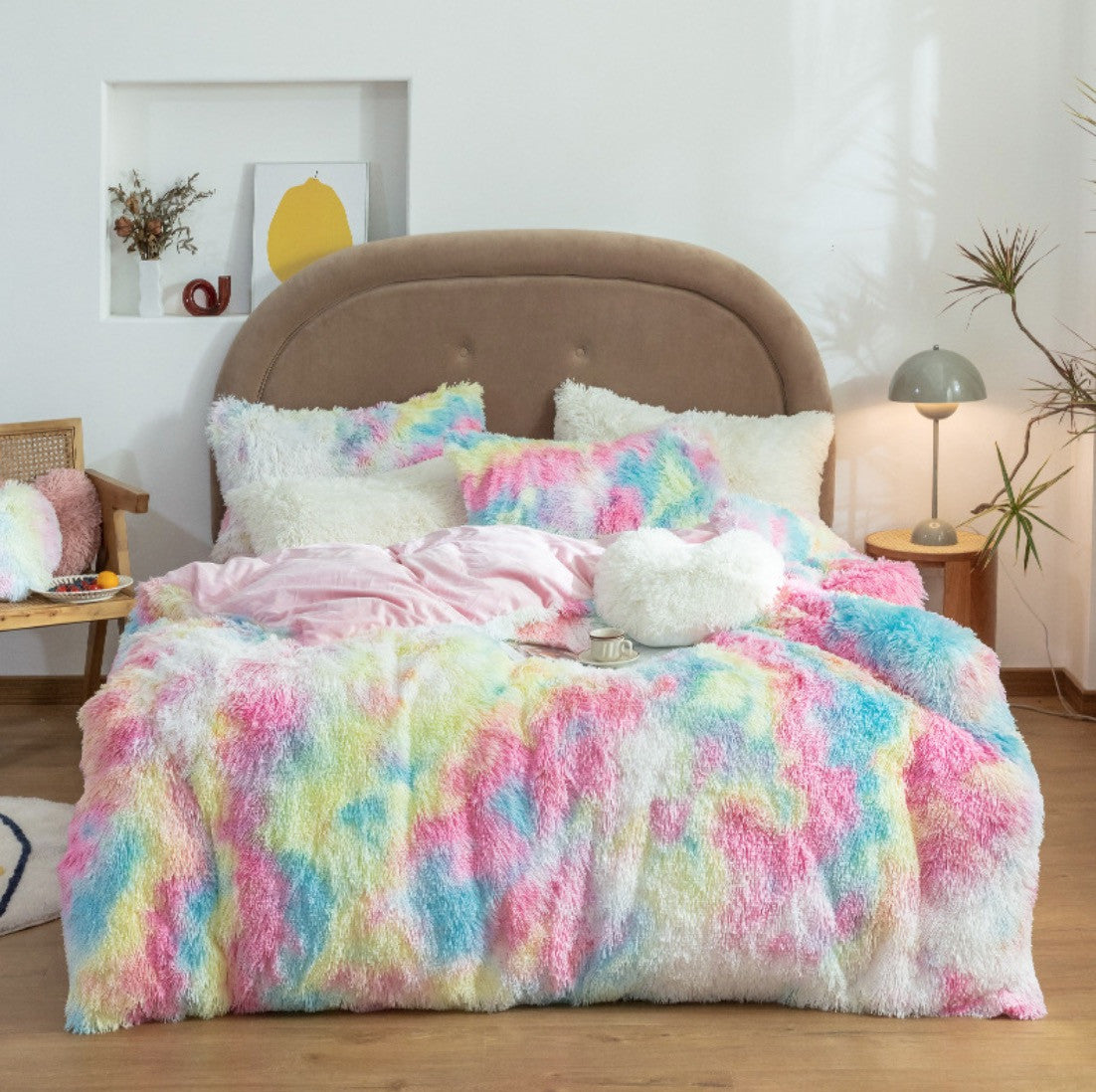 Set letto pelo arcobaleno