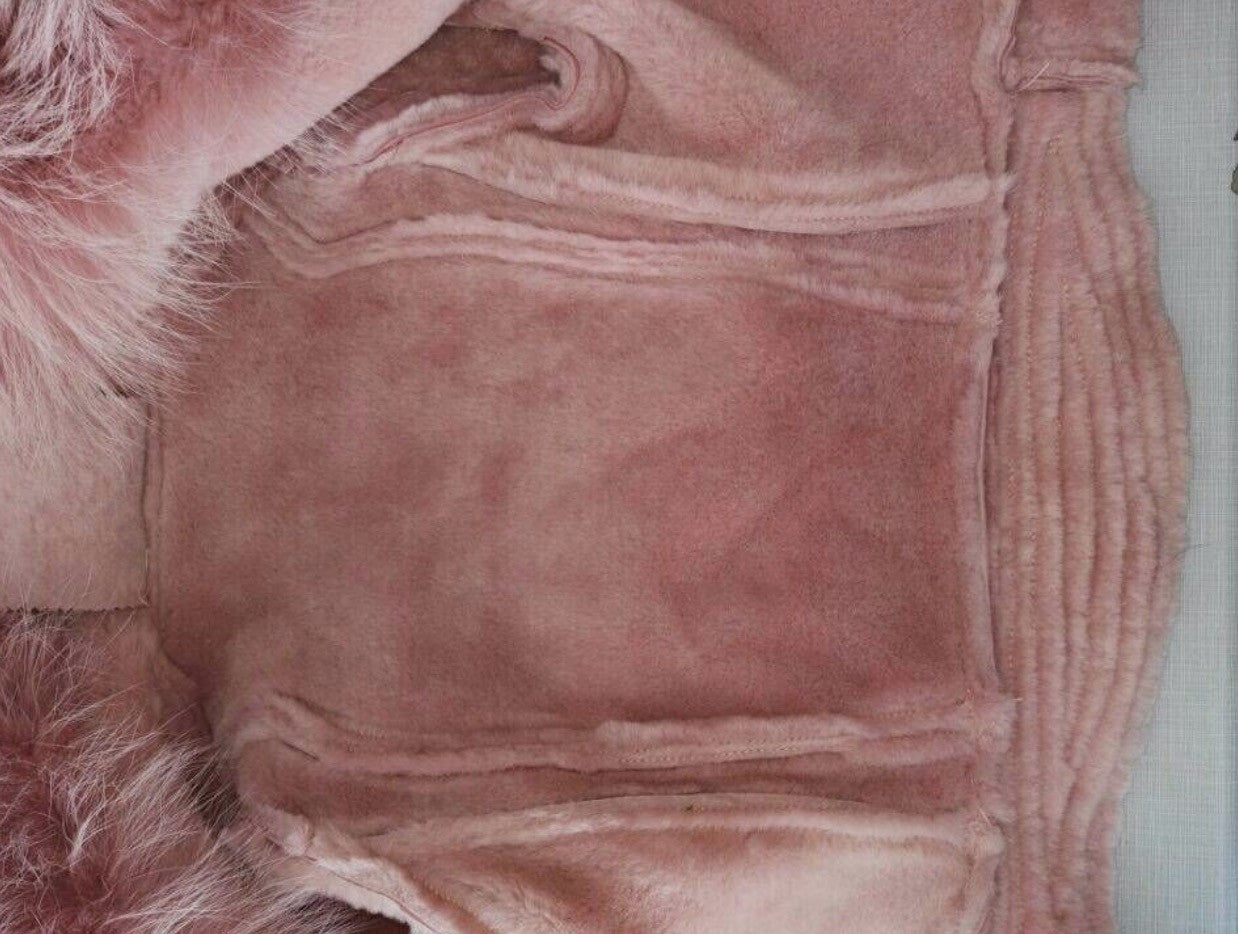 Giacca pelle con collo Eskid