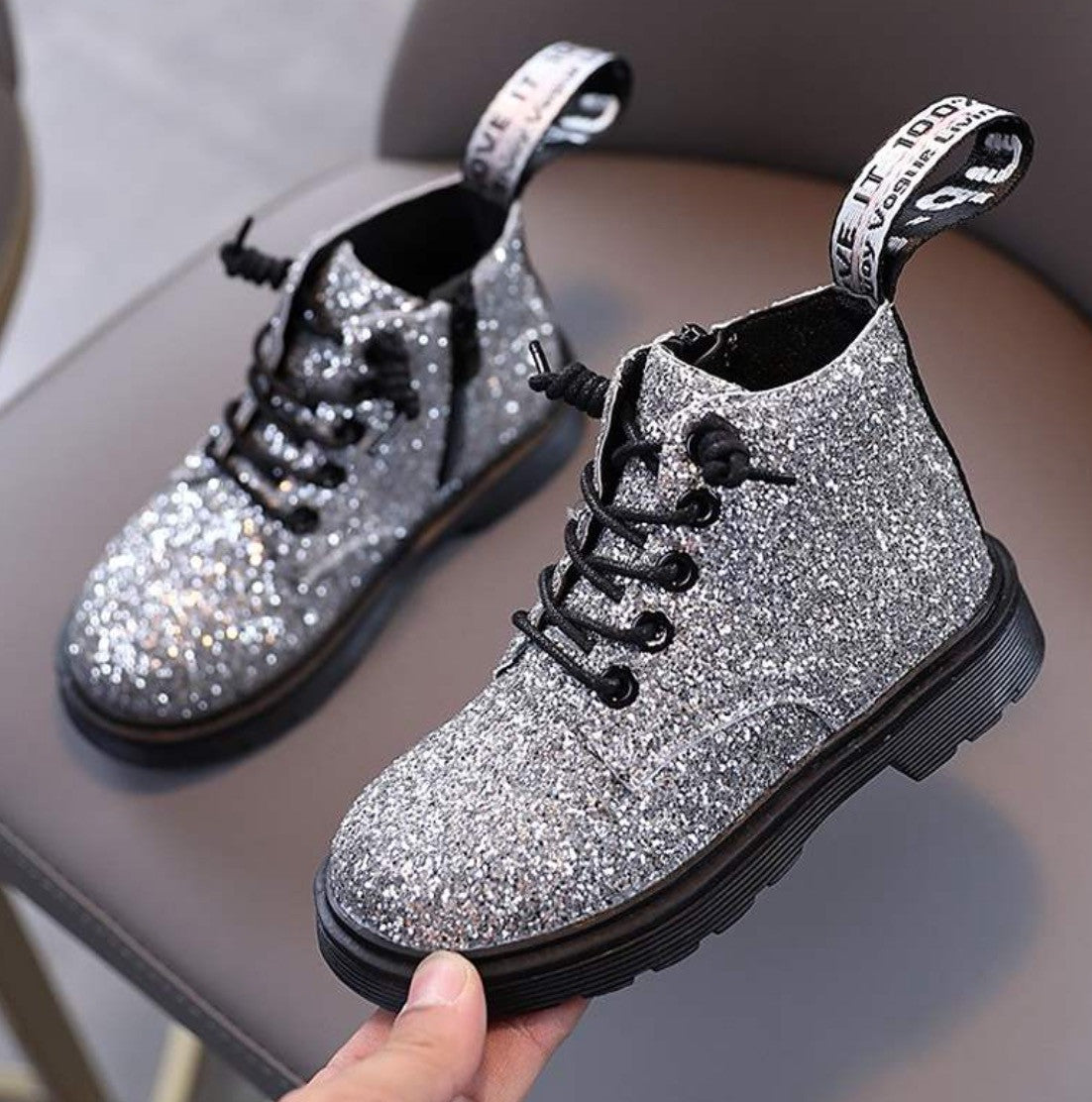 Stivaletti bimba glitter