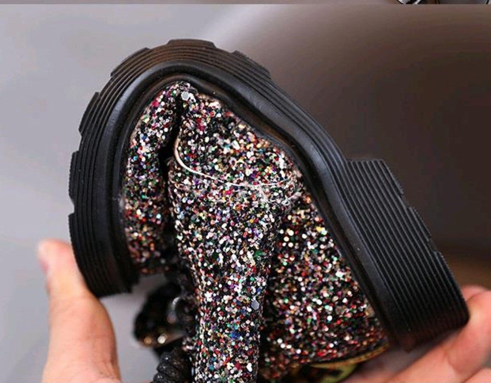 Stivaletti bimba glitter