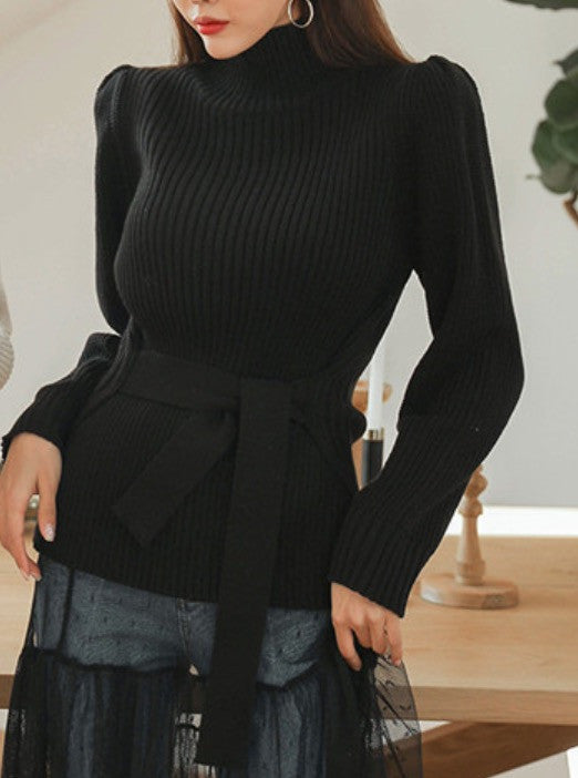 Cardigan shoulderbow