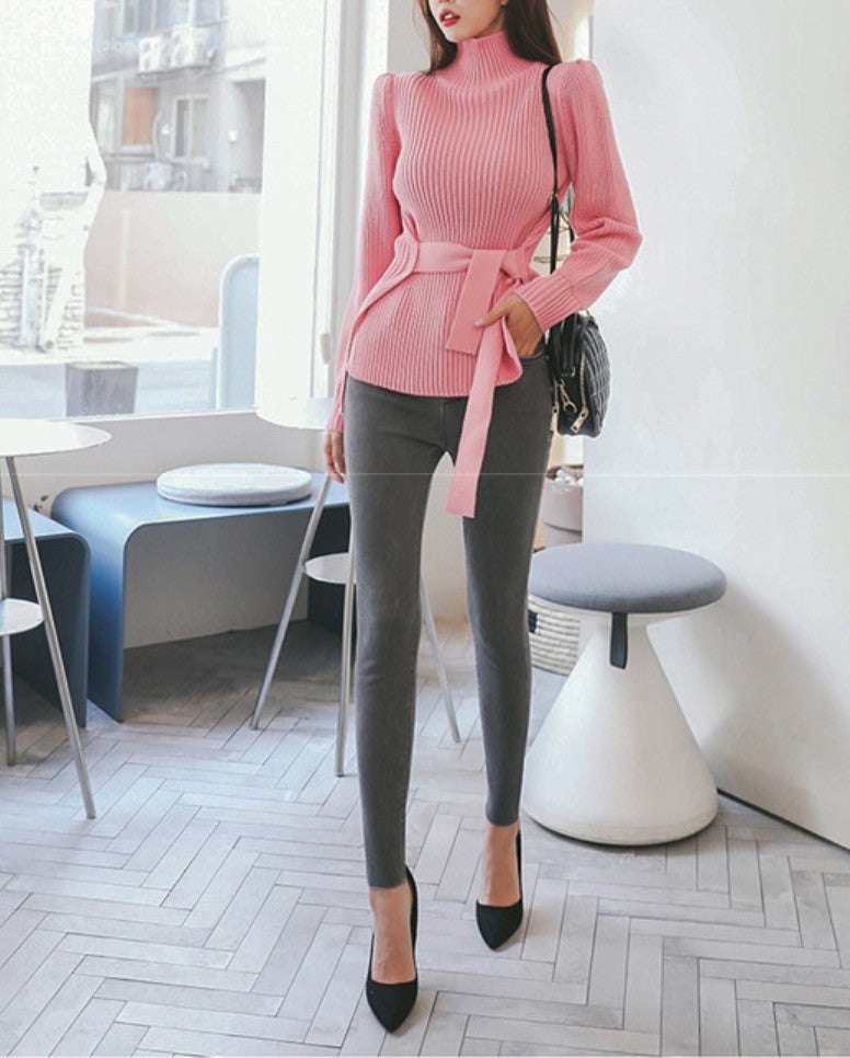 Cardigan shoulderbow