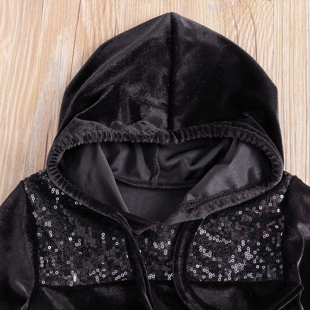 Tuta baby con pailettes