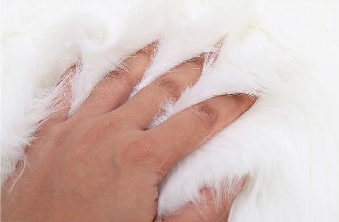 Tappeto peloso tondo