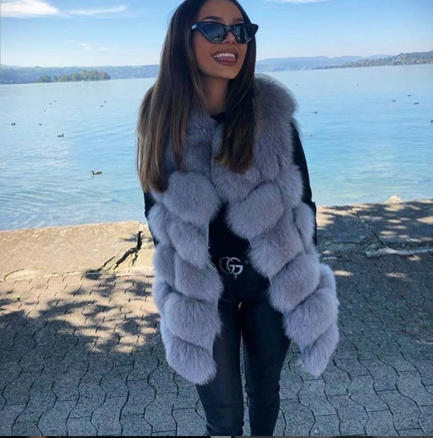 Smanicato ecopelliccia Dhesy