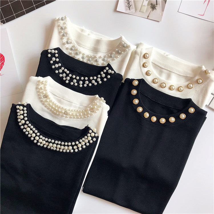 Maglioncini smanicati collier