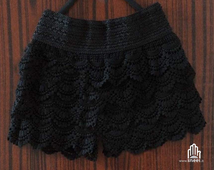 Shorts de encaje Ramona