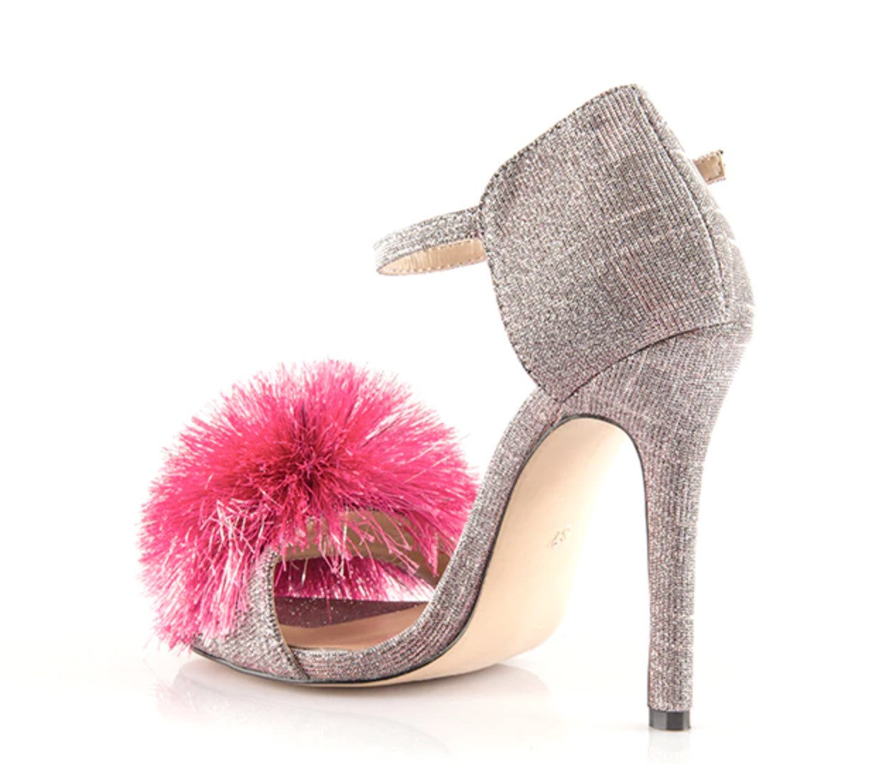 Tacchi glitter ponpon