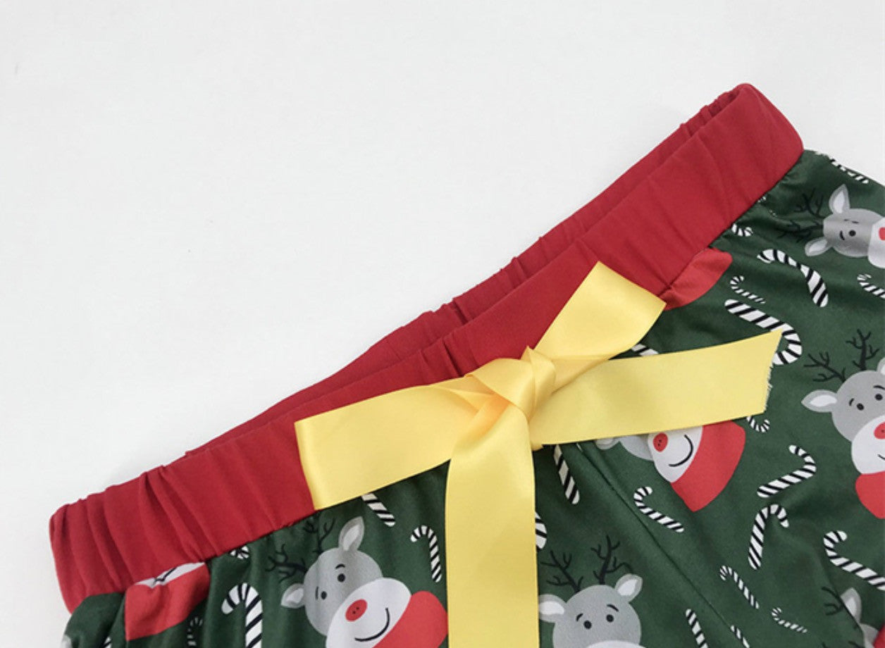 Pigiamino corto renne scacchi